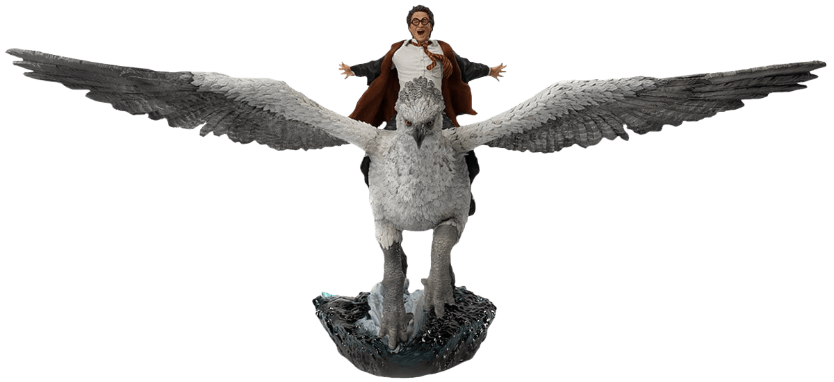 IRO35048 Harry Potter - Harry & Buckbeak Deluxe 1:10 Scale Statue - Iron Studios - Titan Pop Culture