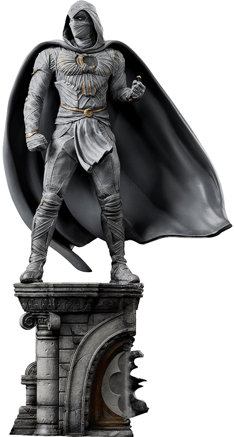 IRO50249 Moon Knight (TV) - Moon Knight 1:10 Scale Statue - Iron Studios - Titan Pop Culture