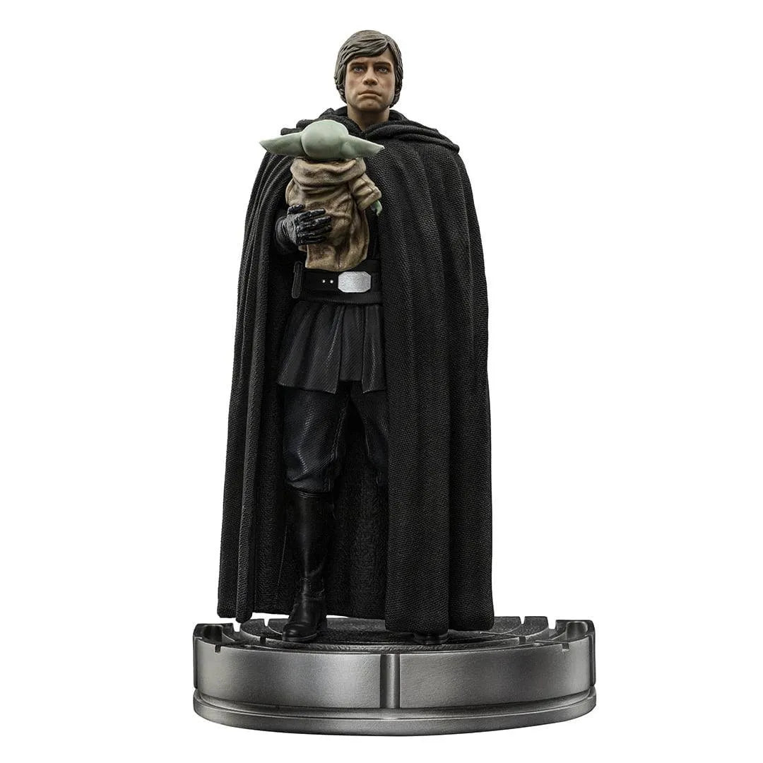 IRO50362 Star Wars: The Mandalorian - Luke Skywalker and Grogu 1:10 Scale Statue - Iron Studios - Titan Pop Culture