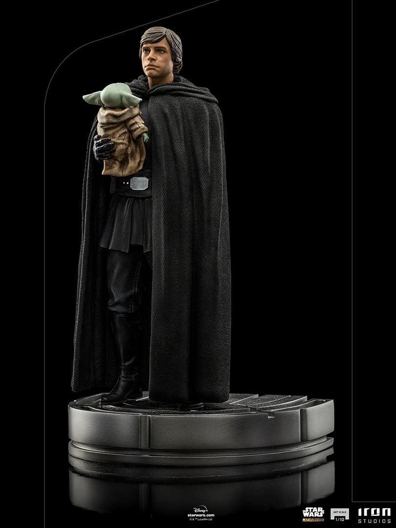 IRO50362 Star Wars: The Mandalorian - Luke Skywalker and Grogu 1:10 Scale Statue - Iron Studios - Titan Pop Culture