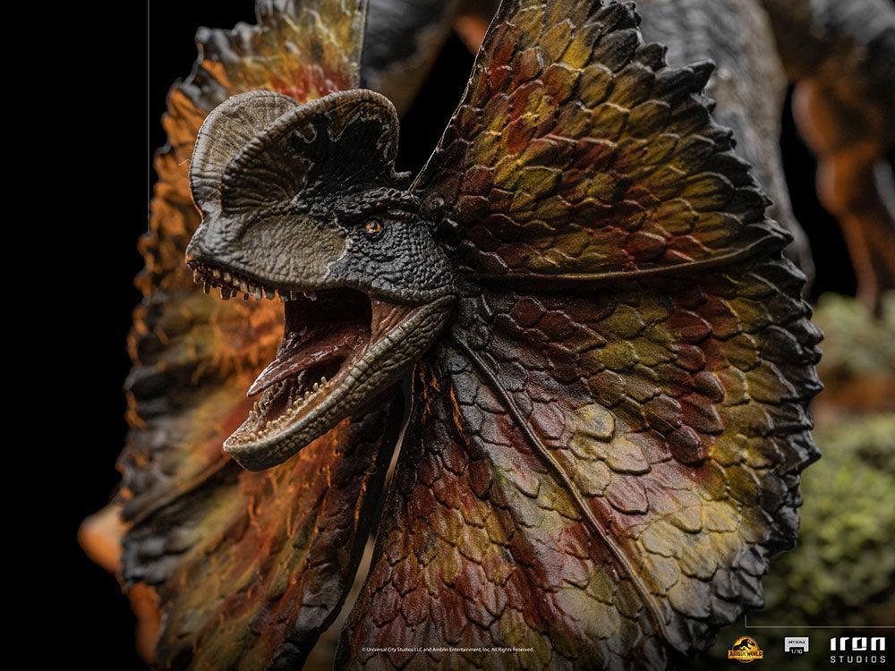 IRO50966 Jurassic World 3: Dominion - Dilophosaurus 1:10 Scale Statue - Iron Studios - Titan Pop Culture