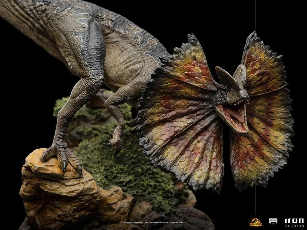 IRO50966 Jurassic World 3: Dominion - Dilophosaurus 1:10 Scale Statue - Iron Studios - Titan Pop Culture