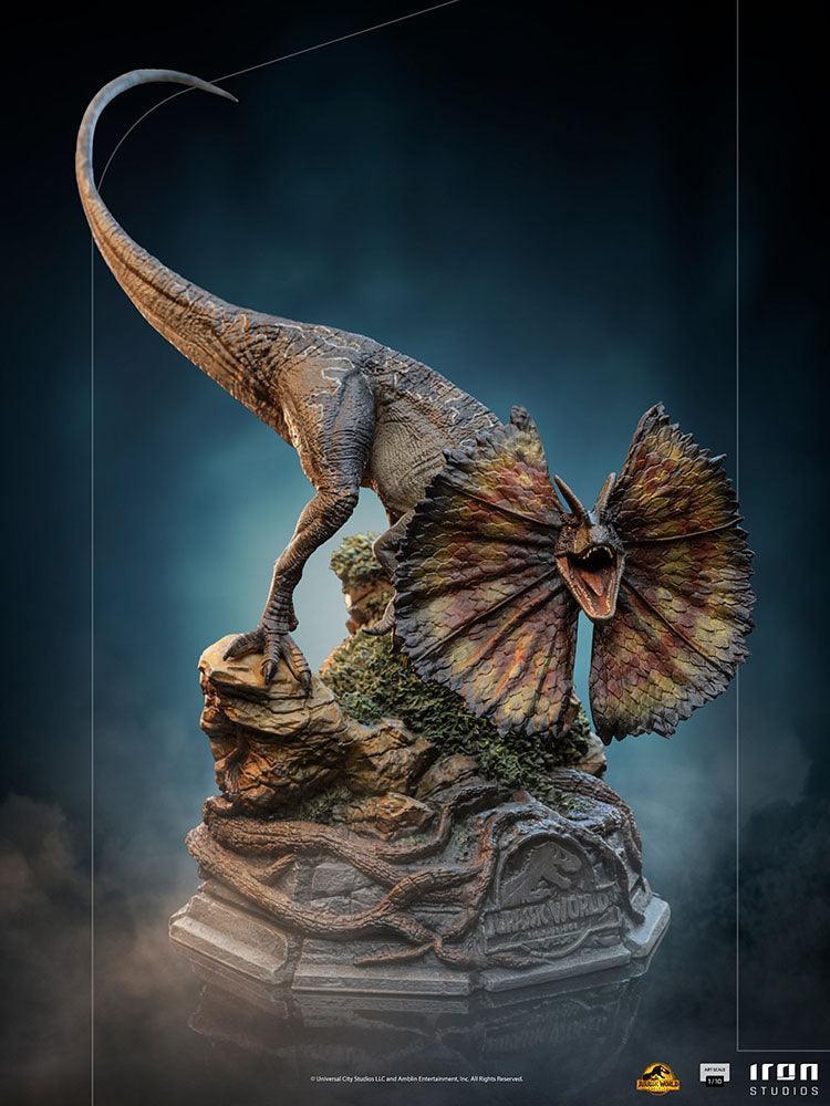IRO50966 Jurassic World 3: Dominion - Dilophosaurus 1:10 Scale Statue - Iron Studios - Titan Pop Culture