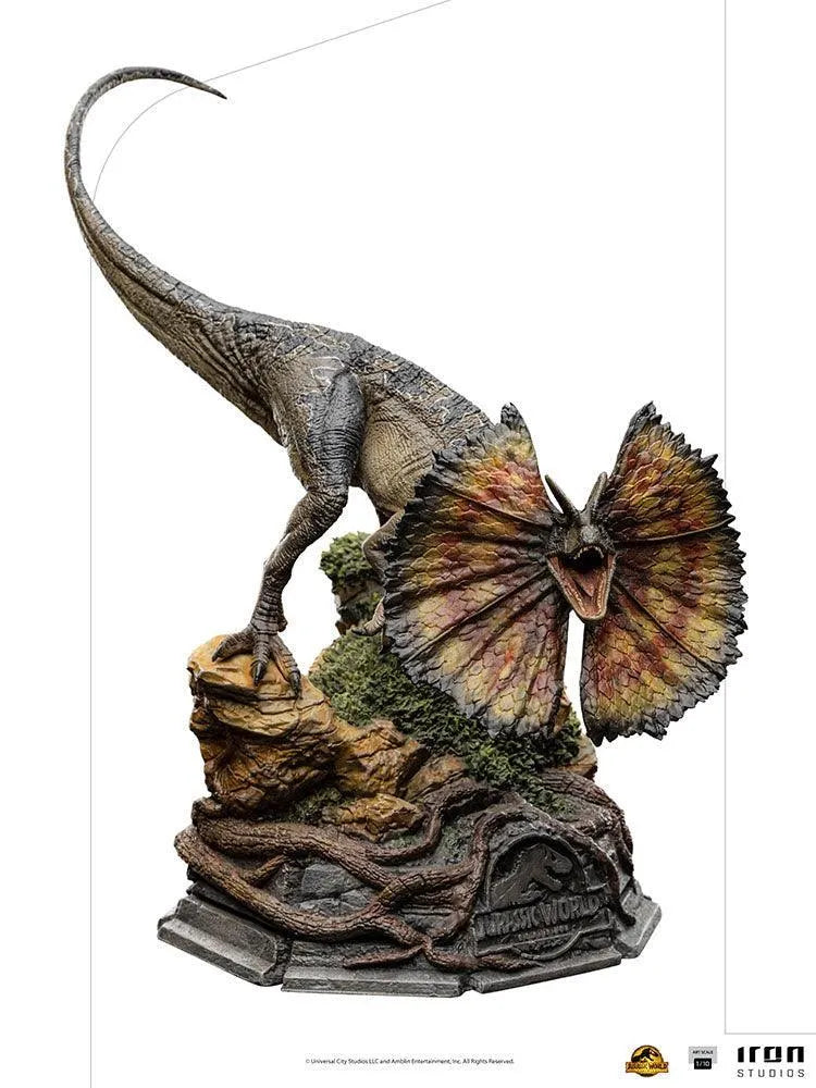 IRO50966 Jurassic World 3: Dominion - Dilophosaurus 1:10 Scale Statue - Iron Studios - Titan Pop Culture