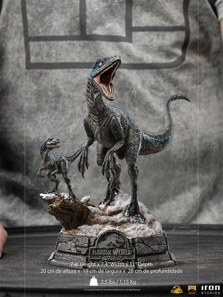 IRO51024 Jurassic World 3: Dominion - Blue & Beta 1:10 Scale Statue - Iron Studios - Titan Pop Culture