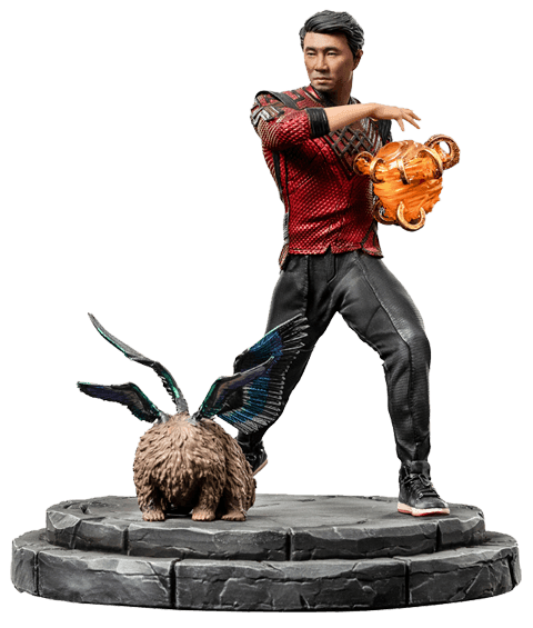 IRO51086 Shang-Chi and the Legend of the Ten Rings - Shang-Chi & Morris 1:10 Scale Statue - Iron Studios - Titan Pop Culture