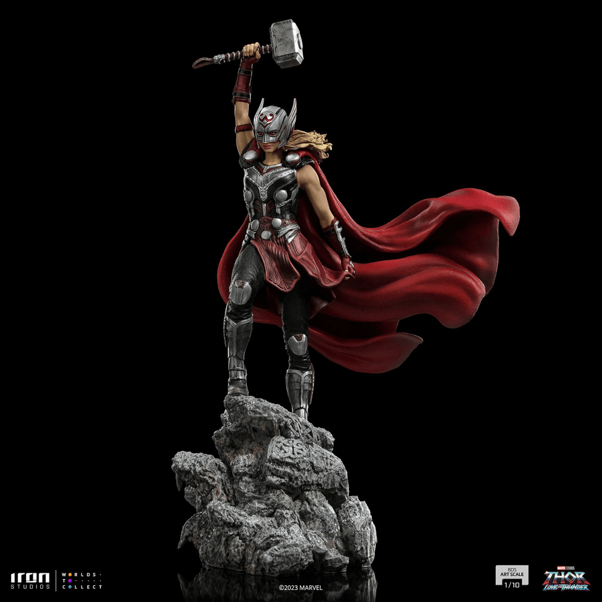 IRO51260 Thor 4: Love and Thunder - Mighty Thor (Jane Foster) 1:10 Scale Statue - Iron Studios - Titan Pop Culture