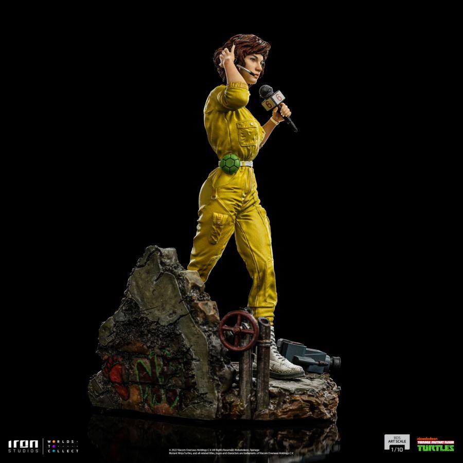 IRO52120 Teenage Mutant Ninja Turtles (tv 1987) - April O'Neil 1:10 Scale Statue - Iron Studios - Titan Pop Culture