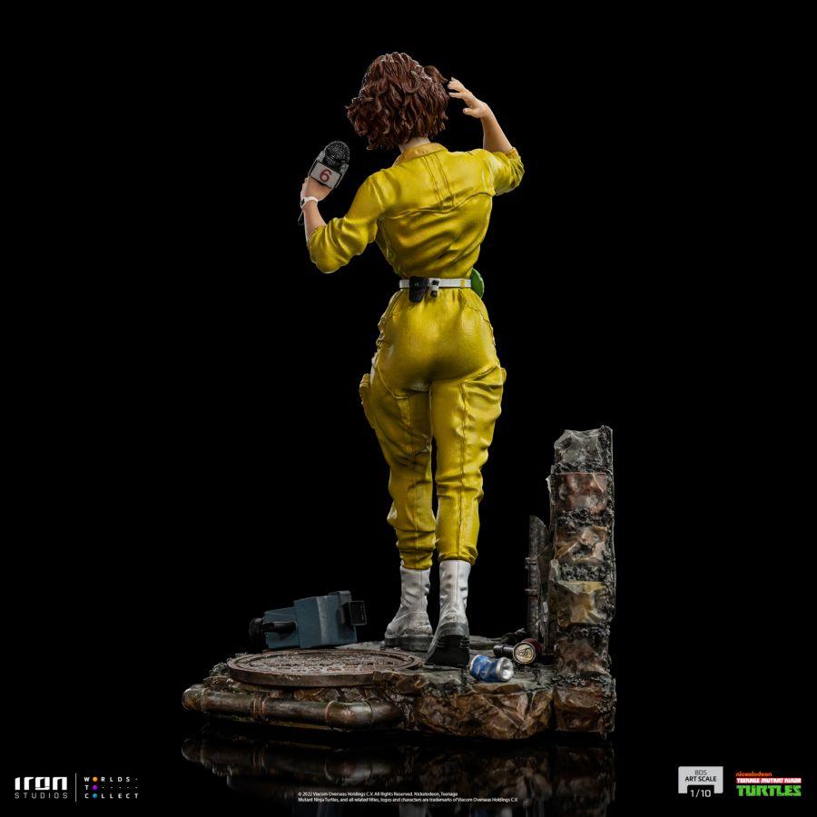 IRO52120 Teenage Mutant Ninja Turtles (tv 1987) - April O'Neil 1:10 Scale Statue - Iron Studios - Titan Pop Culture