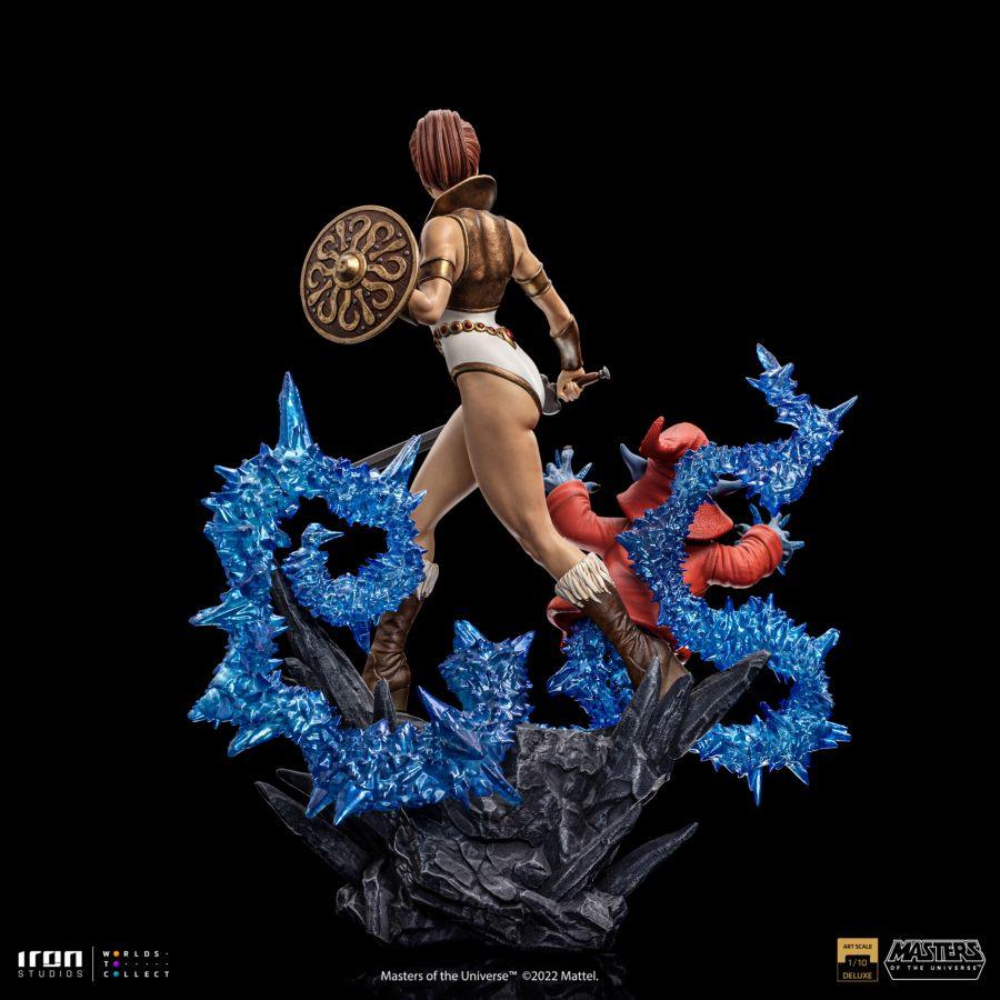 IRO52465 Masters of the Universe - Teela and Orko Deluxe 1:10 Statue - Iron Studios - Titan Pop Culture