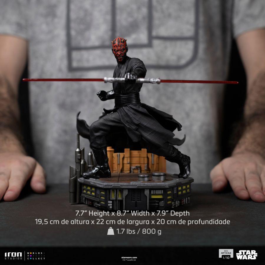 IRO52496 Star Wars - Darth Maul - Iron Studios - Titan Pop Culture
