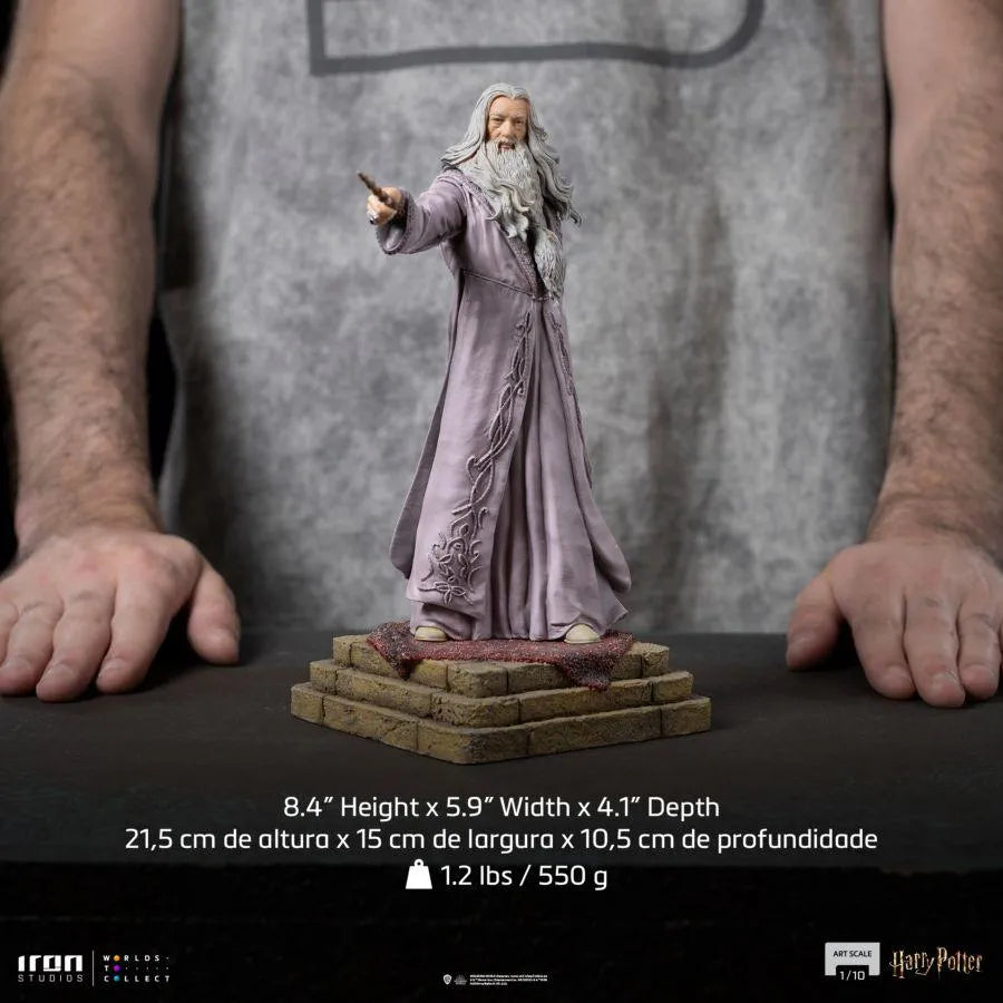 IRO52694 Harry Potter - Albus Dumbledore 1:10 Scale Statue - Iron Studios - Titan Pop Culture