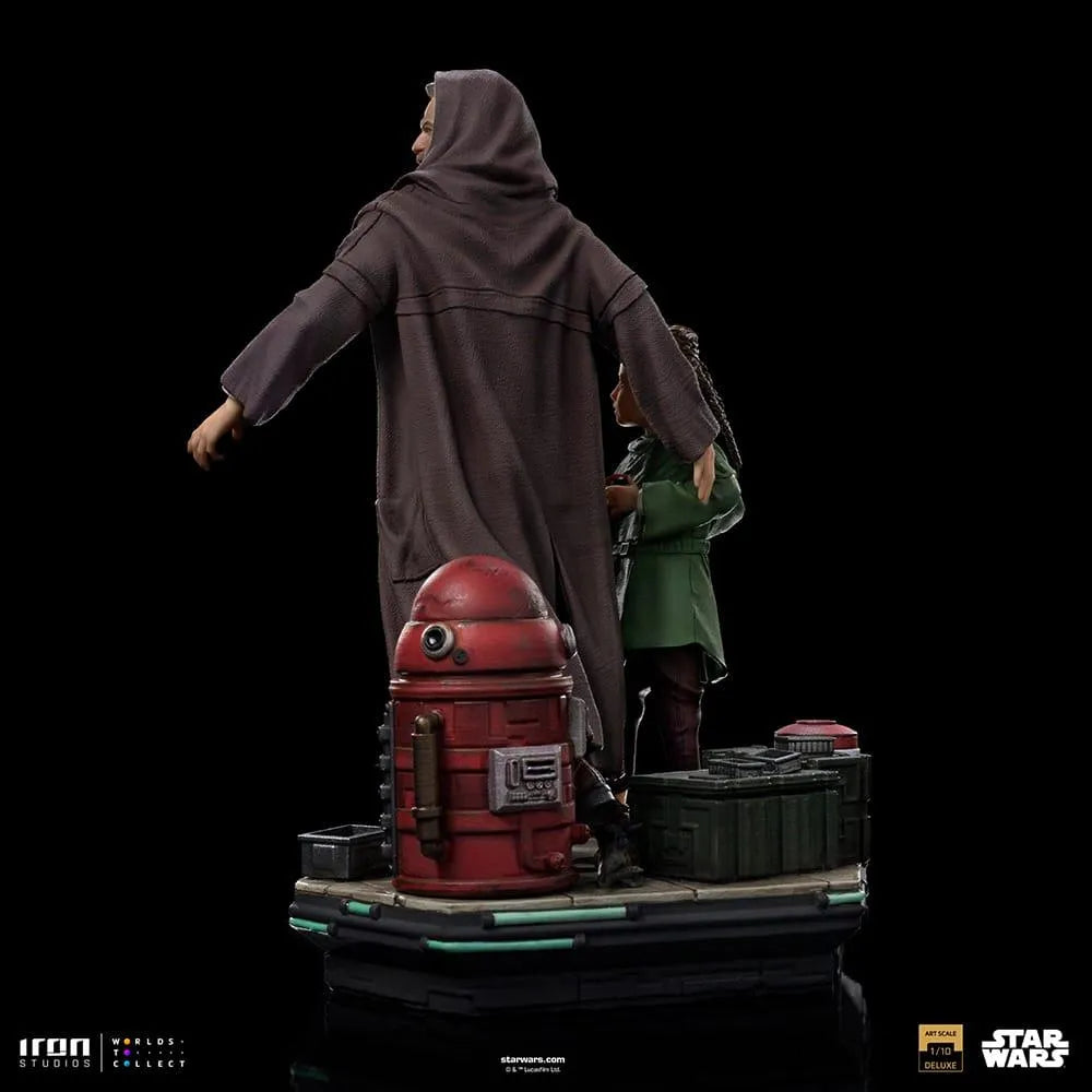 IRO52748 Star Wars - Obi-Wan & Young Leia DLX 1:10 Statue - Iron Studios - Titan Pop Culture