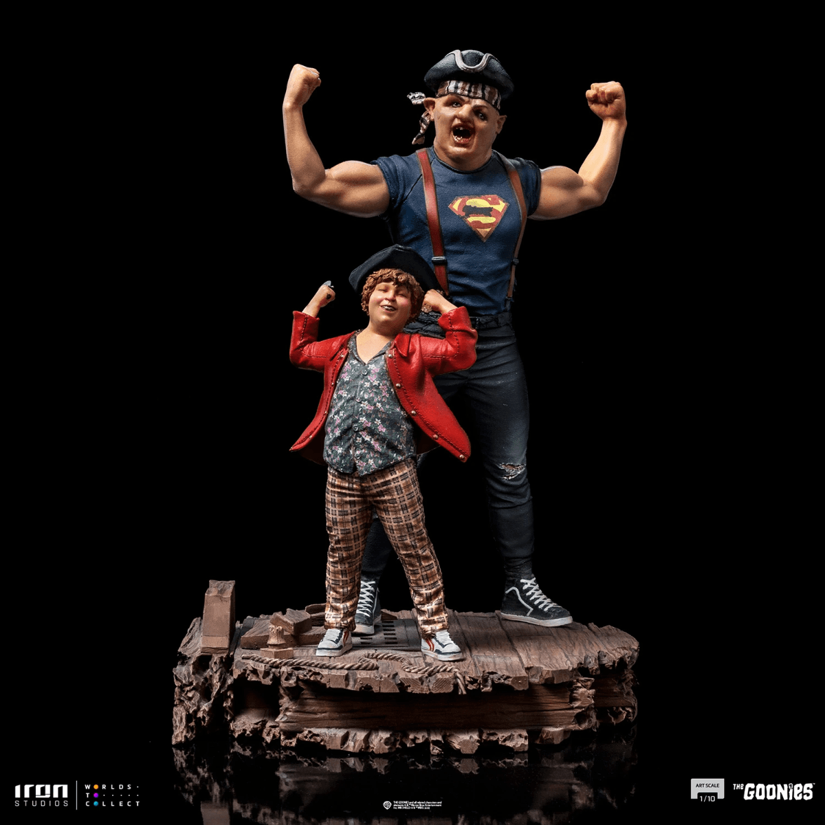 IRO52762 The Goonies - Sloth & Chunk 1:10 Scale Statue - Iron Studios - Titan Pop Culture