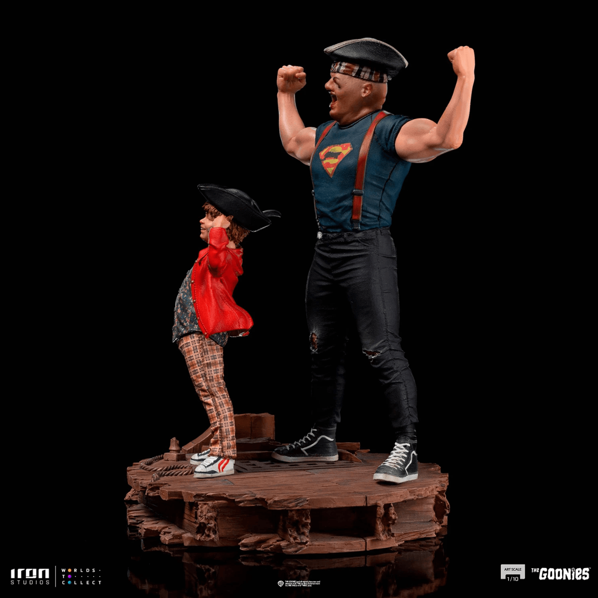 IRO52762 The Goonies - Sloth & Chunk 1:10 Scale Statue - Iron Studios - Titan Pop Culture