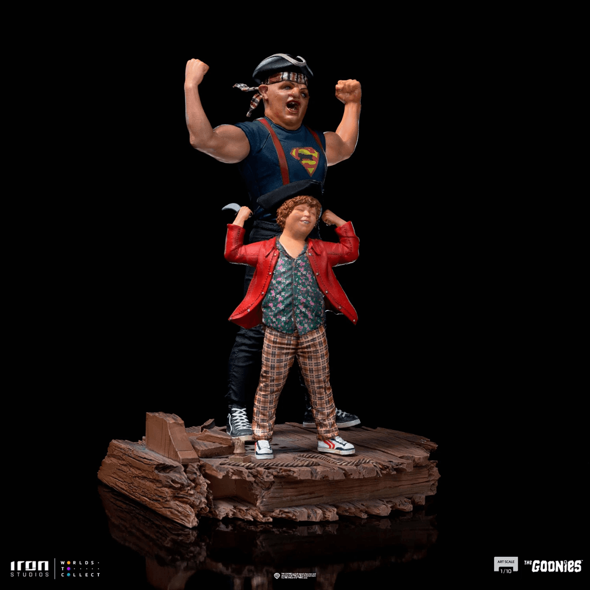 IRO52762 The Goonies - Sloth & Chunk 1:10 Scale Statue - Iron Studios - Titan Pop Culture