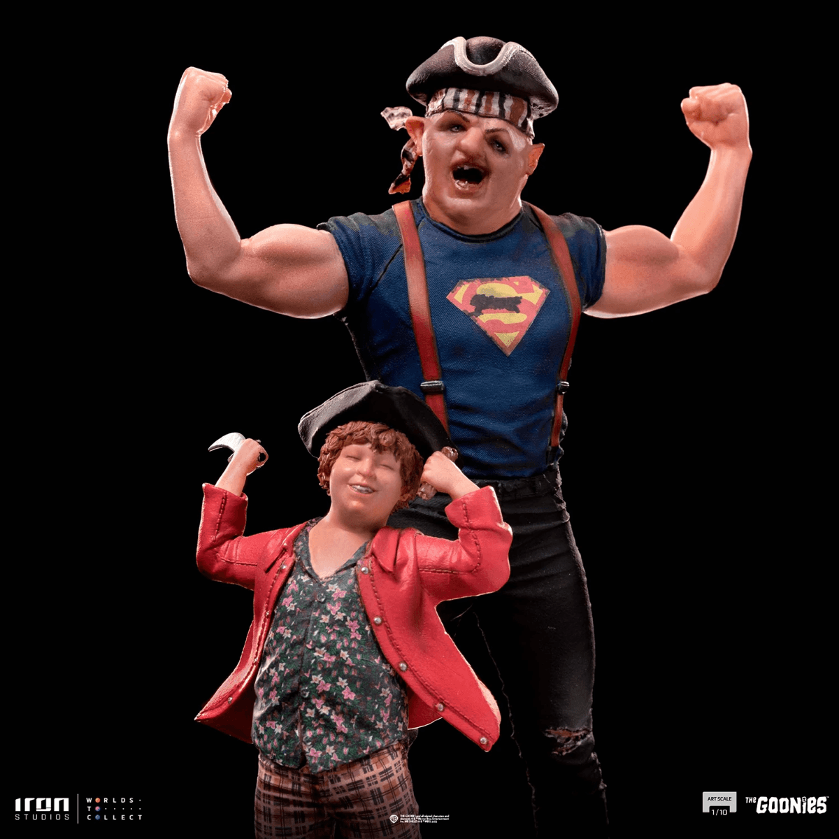 IRO52762 The Goonies - Sloth & Chunk 1:10 Scale Statue - Iron Studios - Titan Pop Culture