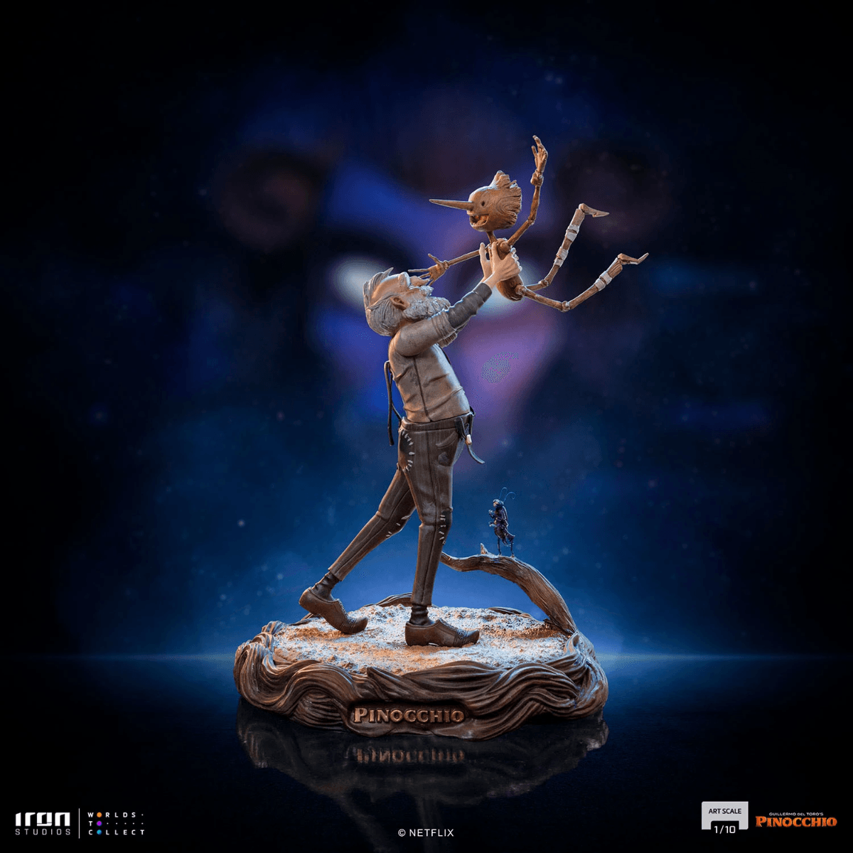 IRO53158 Pinocchio - Gepeto & Pinocchio 1:10 Statue - Iron Studios - Titan Pop Culture