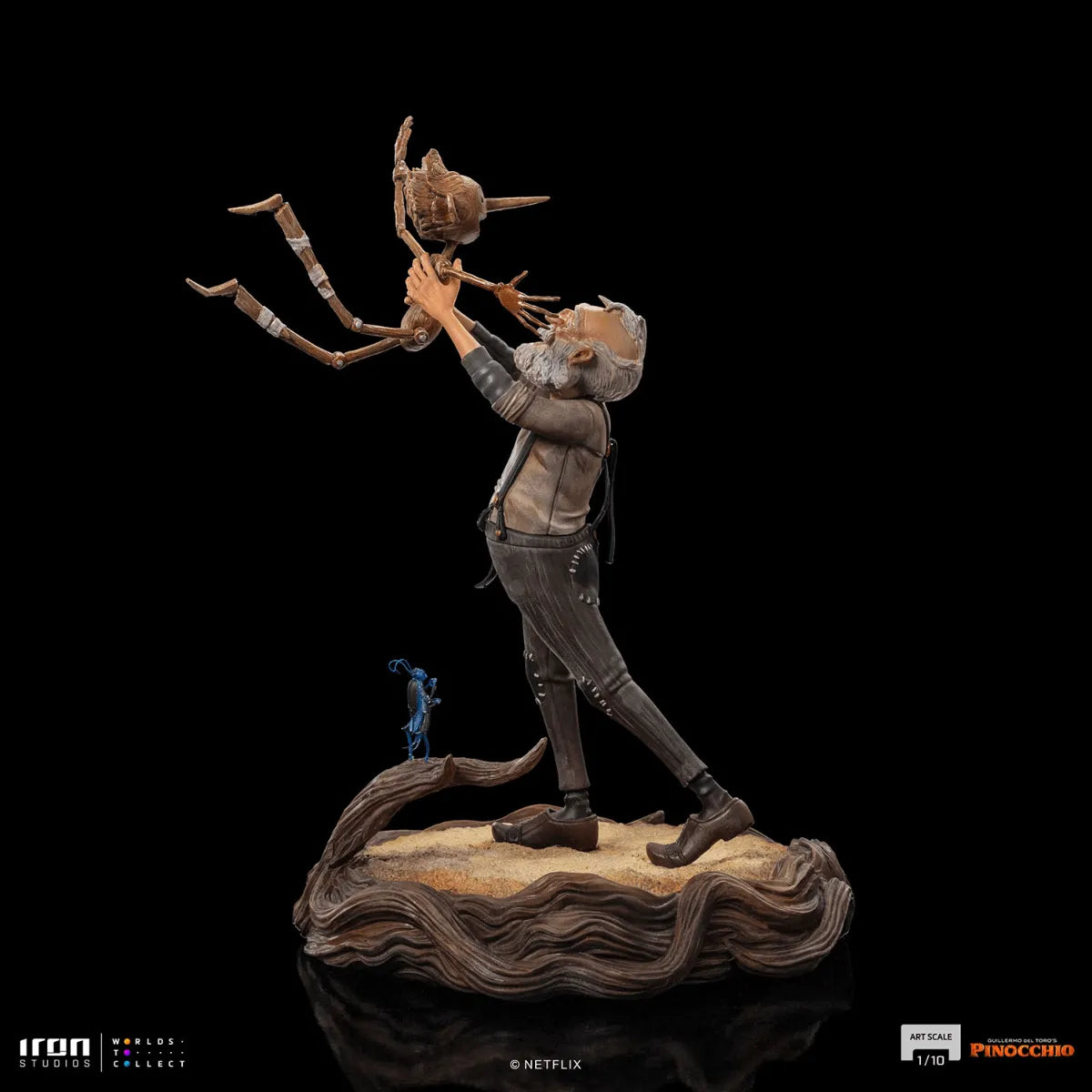 IRO53158 Pinocchio - Gepeto & Pinocchio 1:10 Statue - Iron Studios - Titan Pop Culture