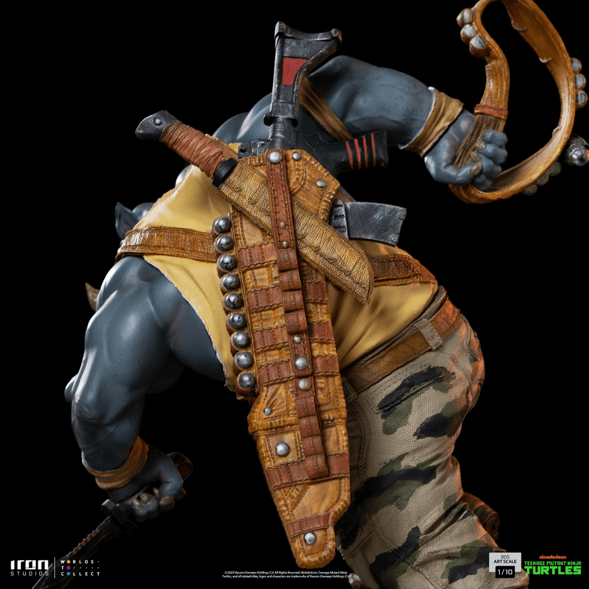 IRO53219 Teenage Mutant Ninja Turtles - Rocksteady 1:10 Scale Statue - Iron Studios - Titan Pop Culture