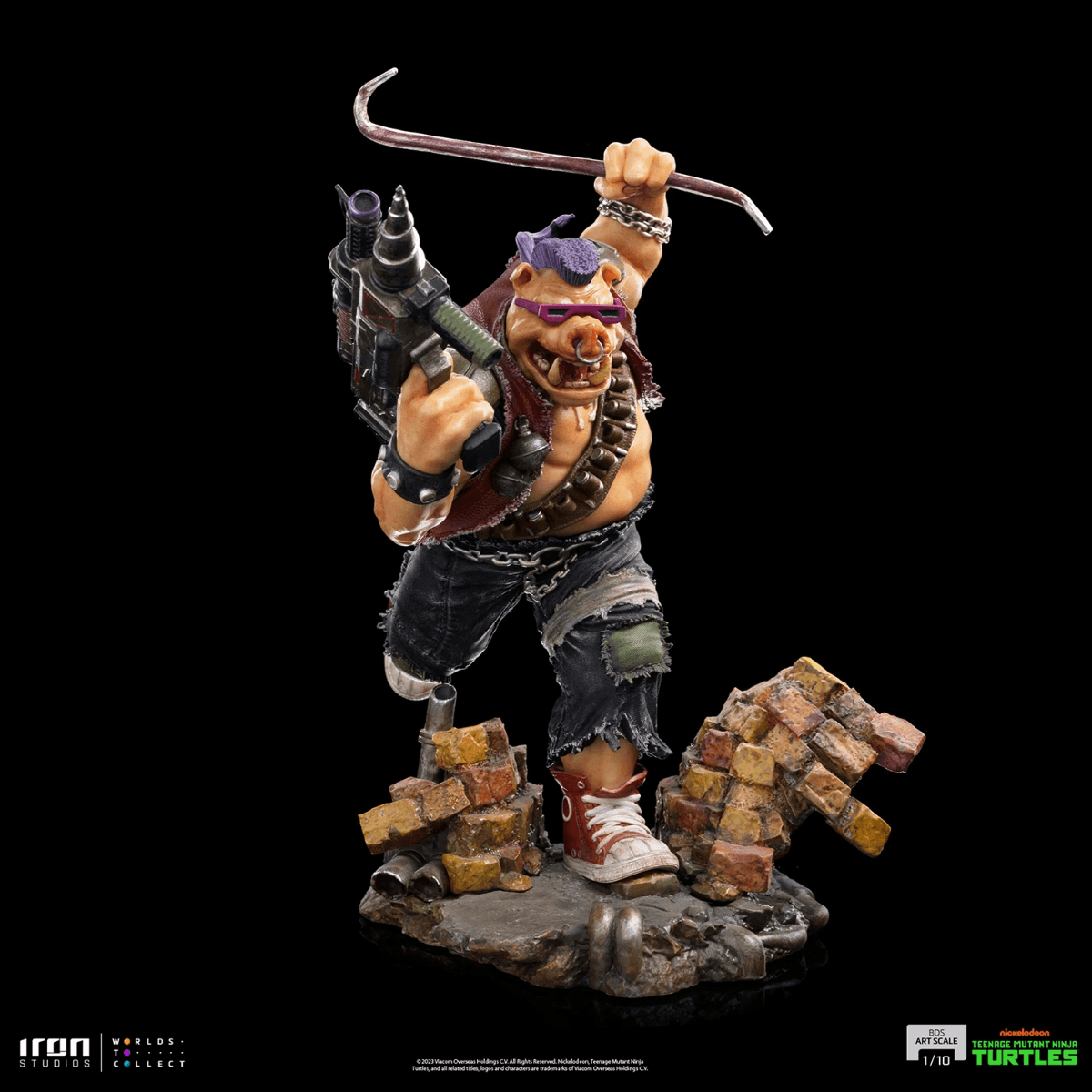 IRO53226 Teenage Mutant Ninja Turtles - Bebop 1:10 Scale Statue - Iron Studios - Titan Pop Culture