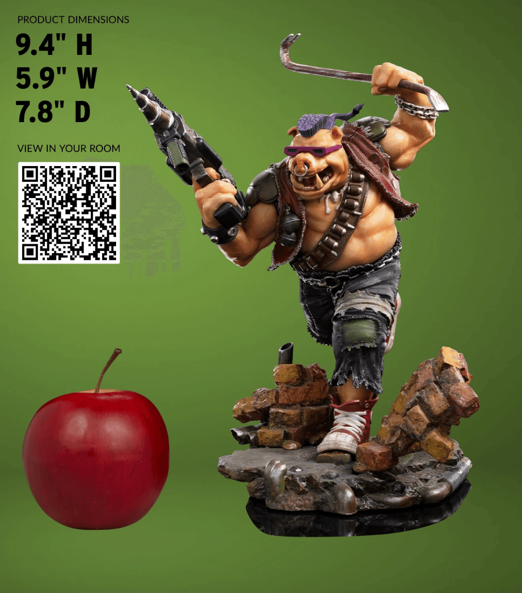 IRO53226 Teenage Mutant Ninja Turtles - Bebop 1:10 Scale Statue - Iron Studios - Titan Pop Culture