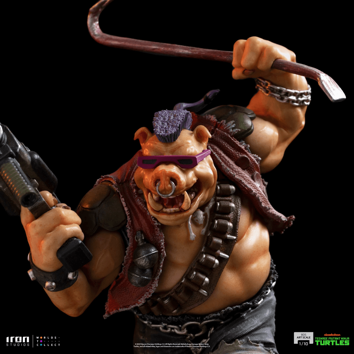 IRO53226 Teenage Mutant Ninja Turtles - Bebop 1:10 Scale Statue - Iron Studios - Titan Pop Culture