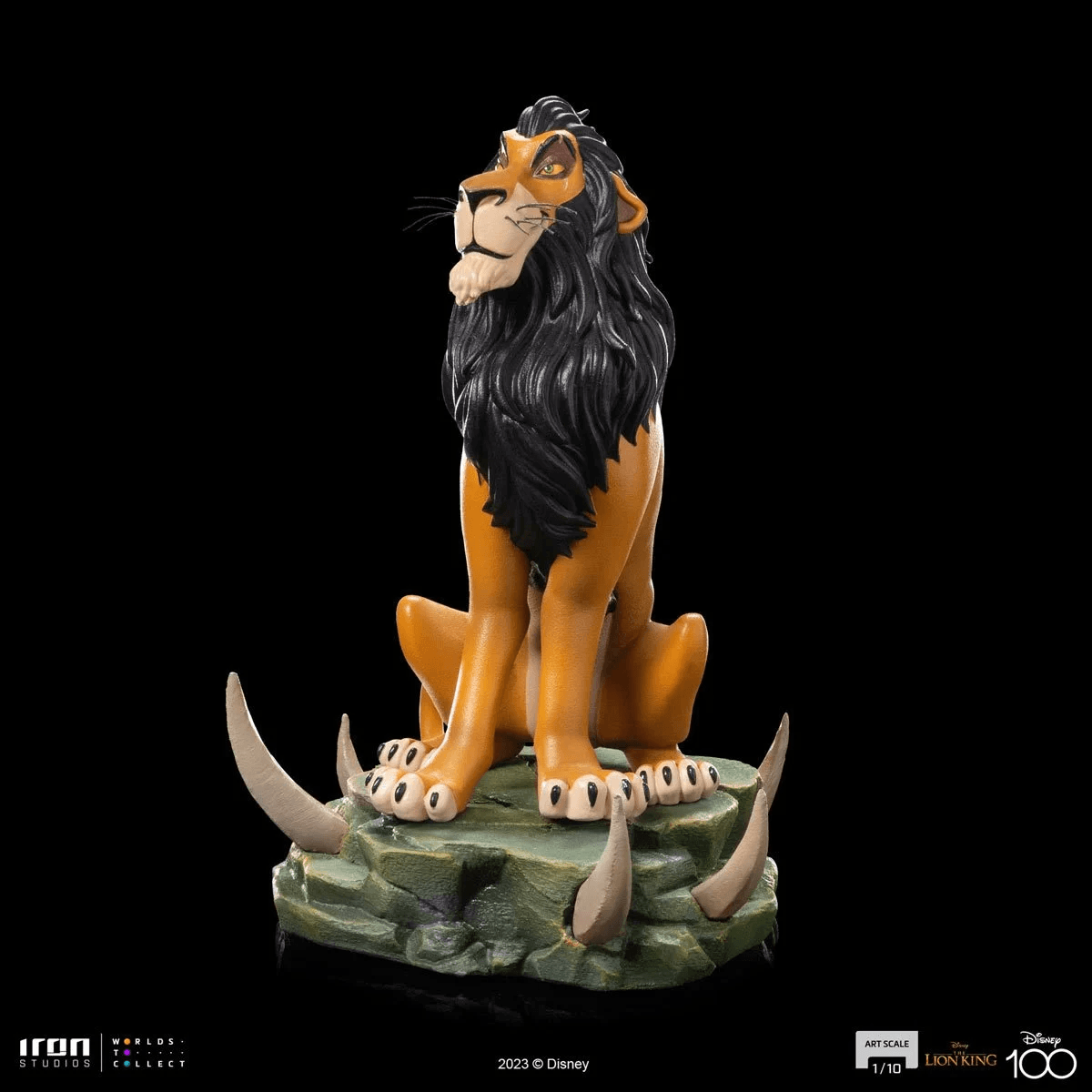 IRO53271 Lion King (1999) - Scar 1:10 Scale Statue - Iron Studios - Titan Pop Culture