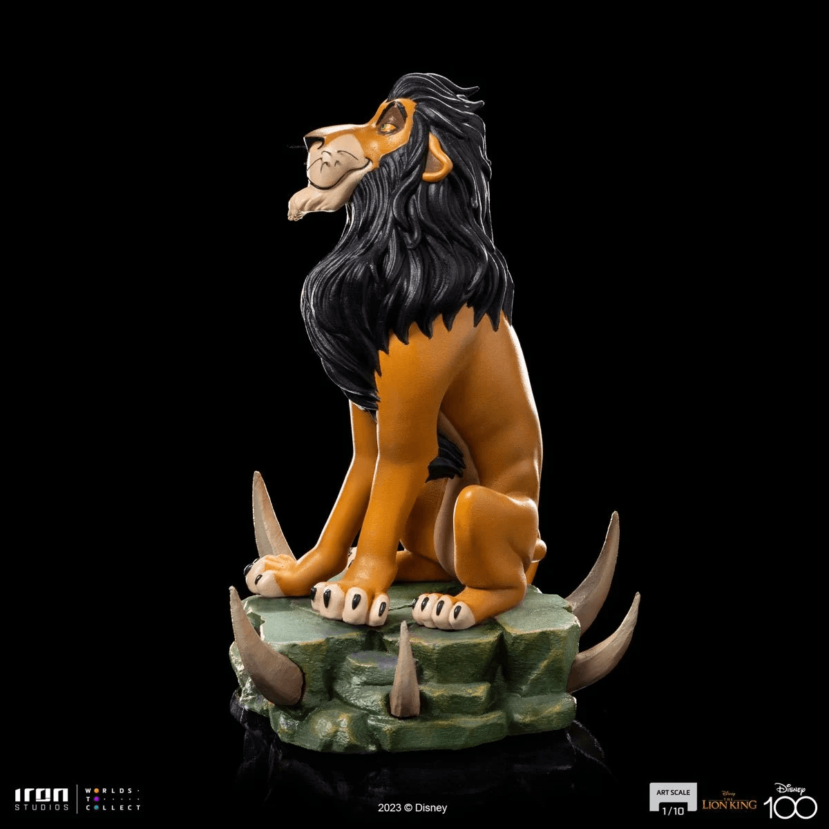 IRO53271 Lion King (1999) - Scar 1:10 Scale Statue - Iron Studios - Titan Pop Culture
