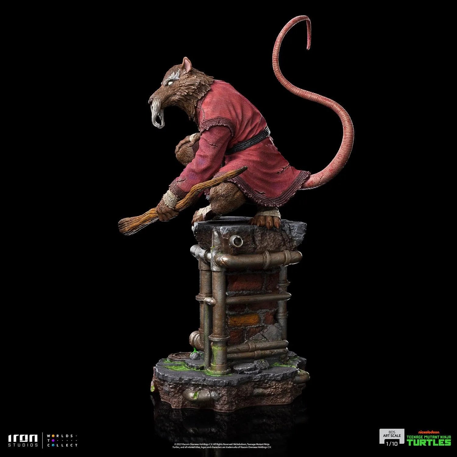 IRO53387 Teenage Mutant Ninja Turtles - Master Splinter 1:10 Scale Statue - Iron Studios - Titan Pop Culture