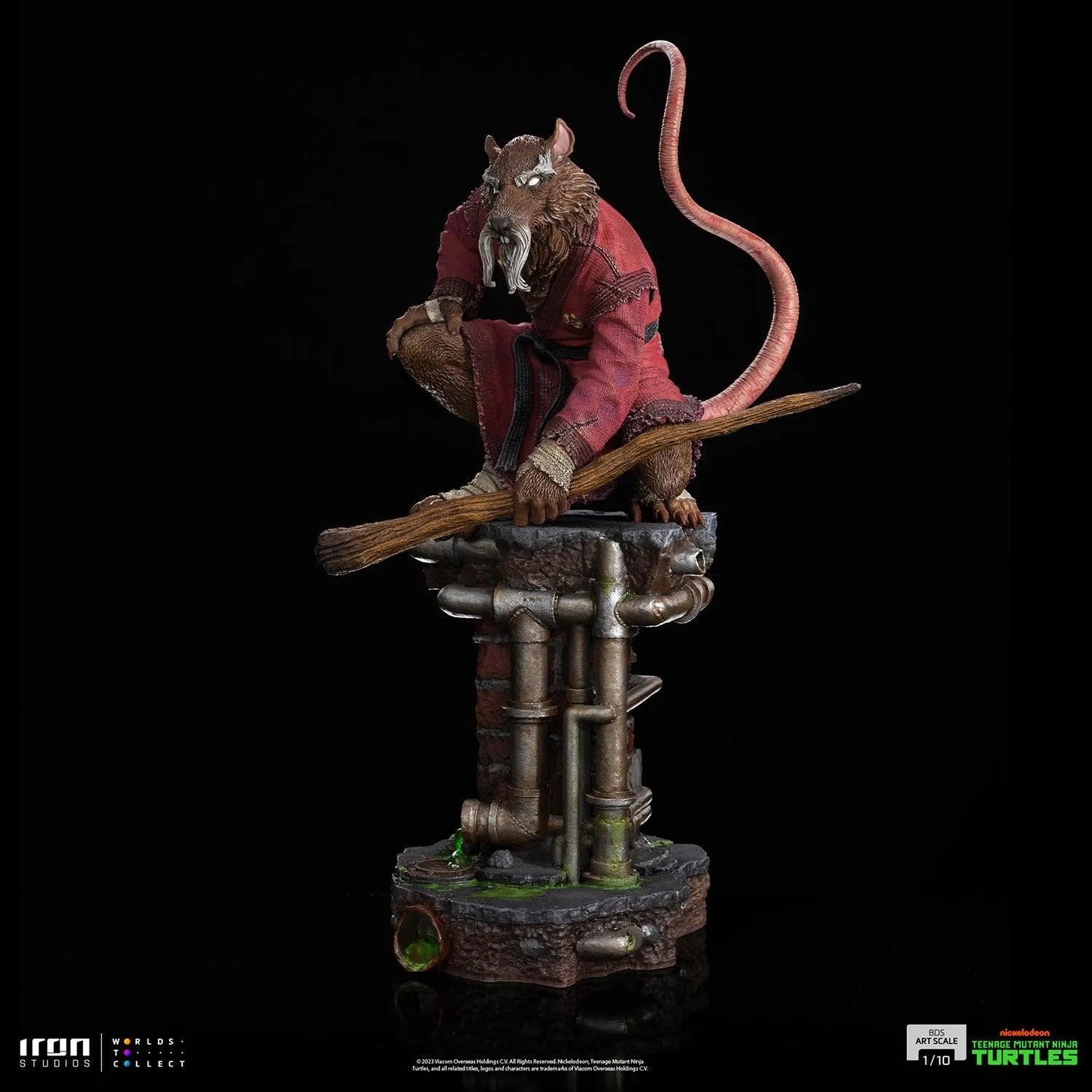 IRO53387 Teenage Mutant Ninja Turtles - Master Splinter 1:10 Scale Statue - Iron Studios - Titan Pop Culture