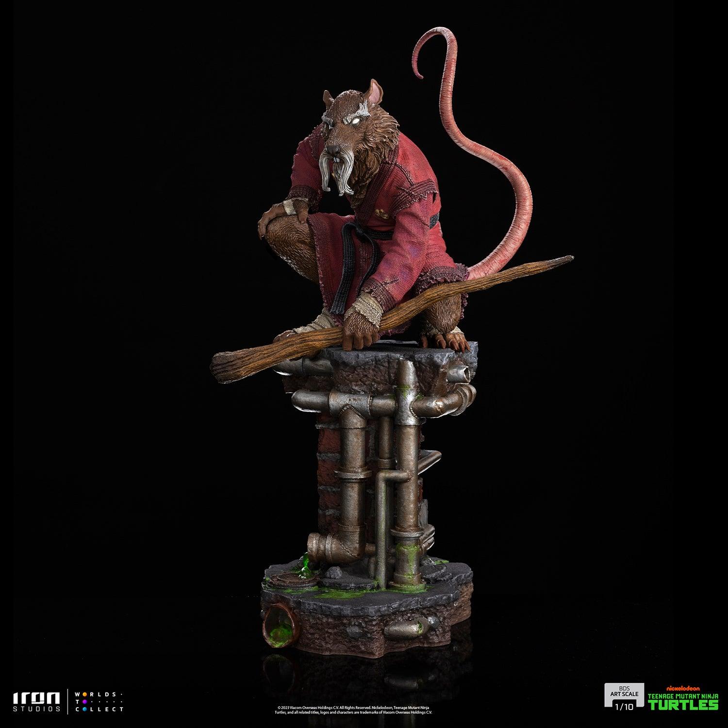 IRO53387 Teenage Mutant Ninja Turtles - Master Splinter 1:10 Scale Statue - Iron Studios - Titan Pop Culture