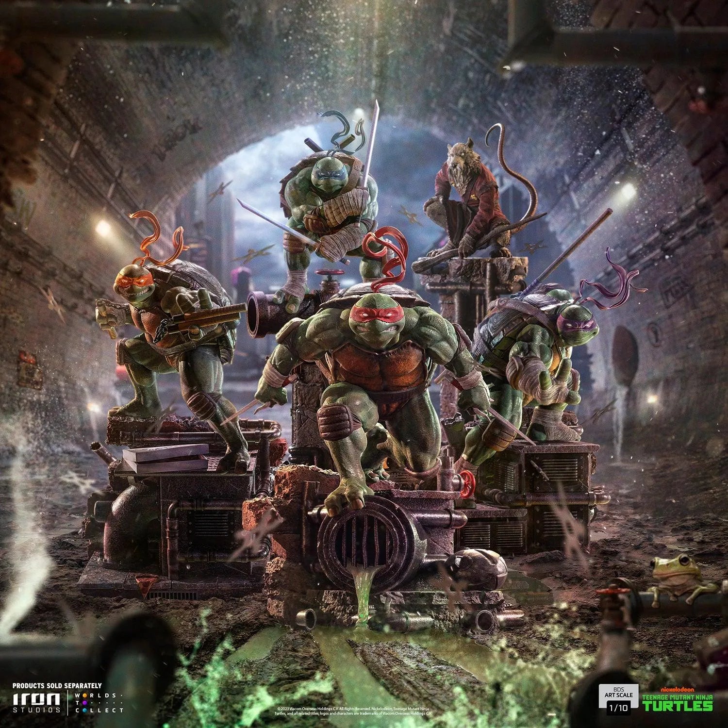 IRO53387 Teenage Mutant Ninja Turtles - Master Splinter 1:10 Scale Statue - Iron Studios - Titan Pop Culture