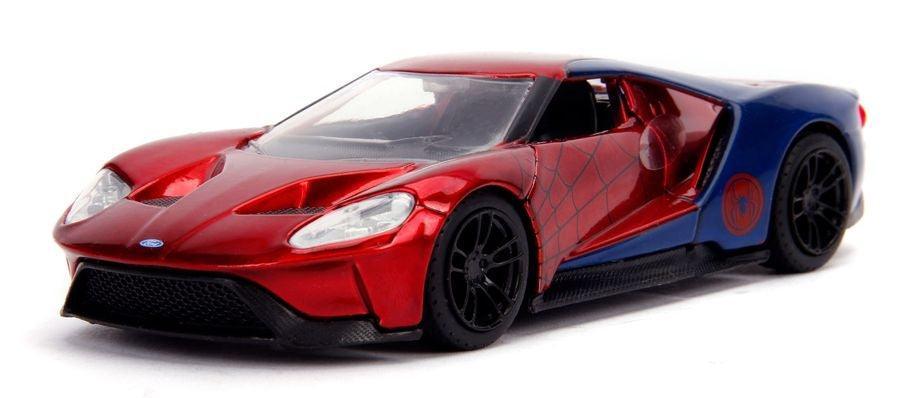 JAD30291 Marvel Comics - Spider-Man 2017 Ford GT 1:32 Hollywood Ride - Jada Toys - Titan Pop Culture