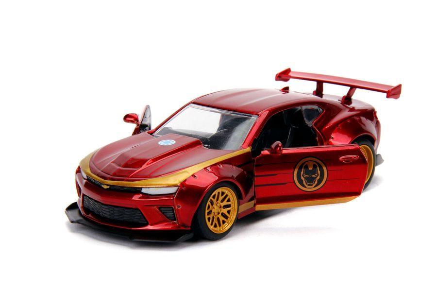 JAD30298 Marvel Comics - Iron Man 2016 Chevy Camaro SS 1:32 Hollywood Ride - Jada Toys - Titan Pop Culture