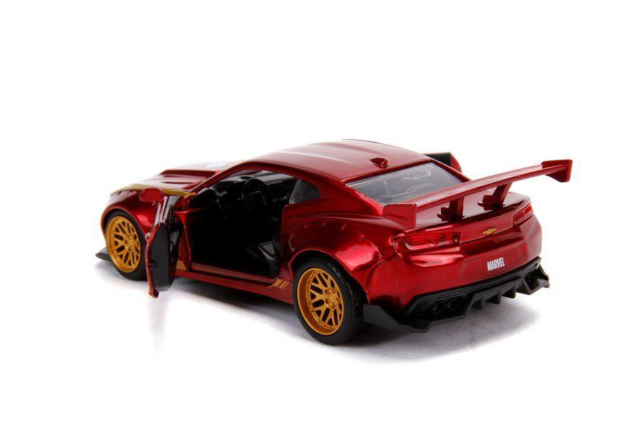 JAD30298 Marvel Comics - Iron Man 2016 Chevy Camaro SS 1:32 Hollywood Ride - Jada Toys - Titan Pop Culture