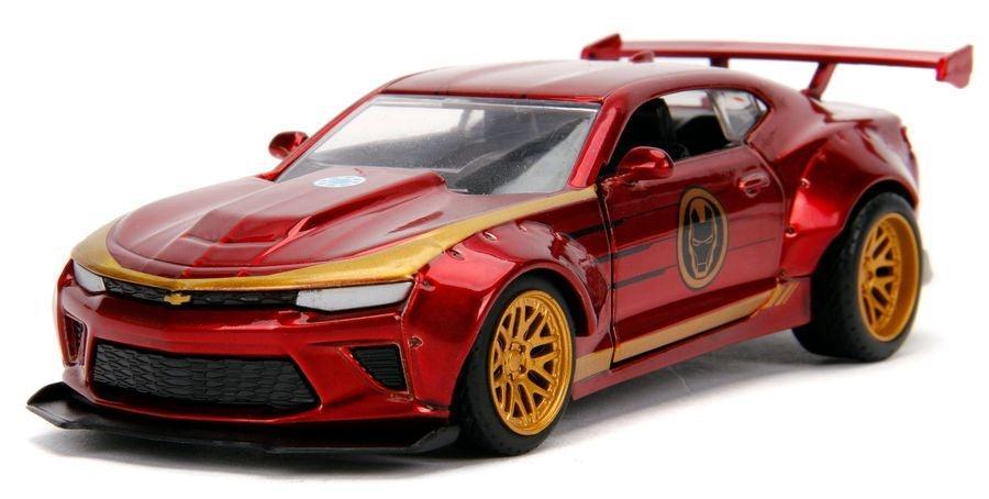 JAD30298 Marvel Comics - Iron Man 2016 Chevy Camaro SS 1:32 Hollywood Ride - Jada Toys - Titan Pop Culture