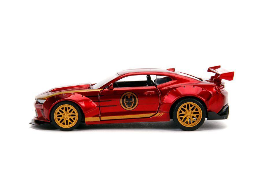 JAD30298 Marvel Comics - Iron Man 2016 Chevy Camaro SS 1:32 Hollywood Ride - Jada Toys - Titan Pop Culture