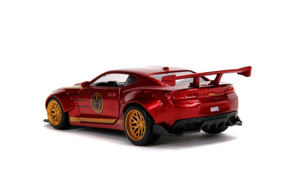 JAD30298 Marvel Comics - Iron Man 2016 Chevy Camaro SS 1:32 Hollywood Ride - Jada Toys - Titan Pop Culture