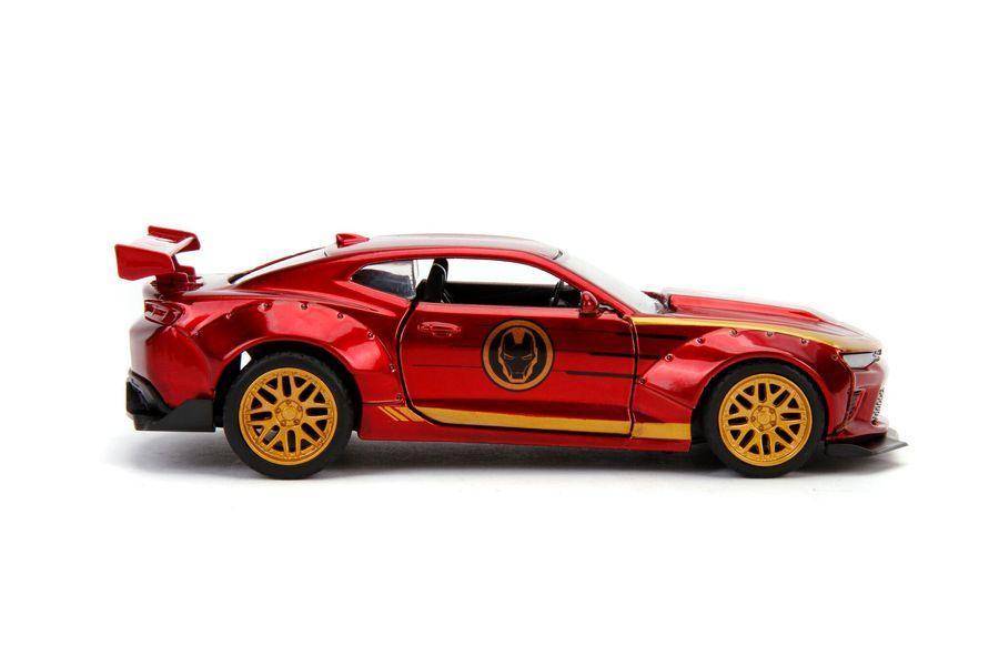 JAD30298 Marvel Comics - Iron Man 2016 Chevy Camaro SS 1:32 Hollywood Ride - Jada Toys - Titan Pop Culture