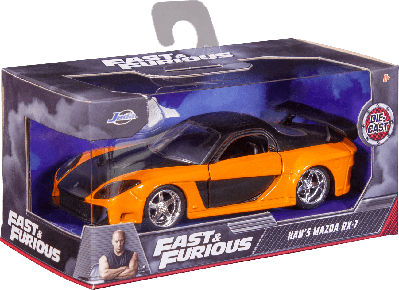 JAD30736 Fast and Furious - Han's Mazda RX-7 1:32 Hollywood Ride - Jada Toys - Titan Pop Culture