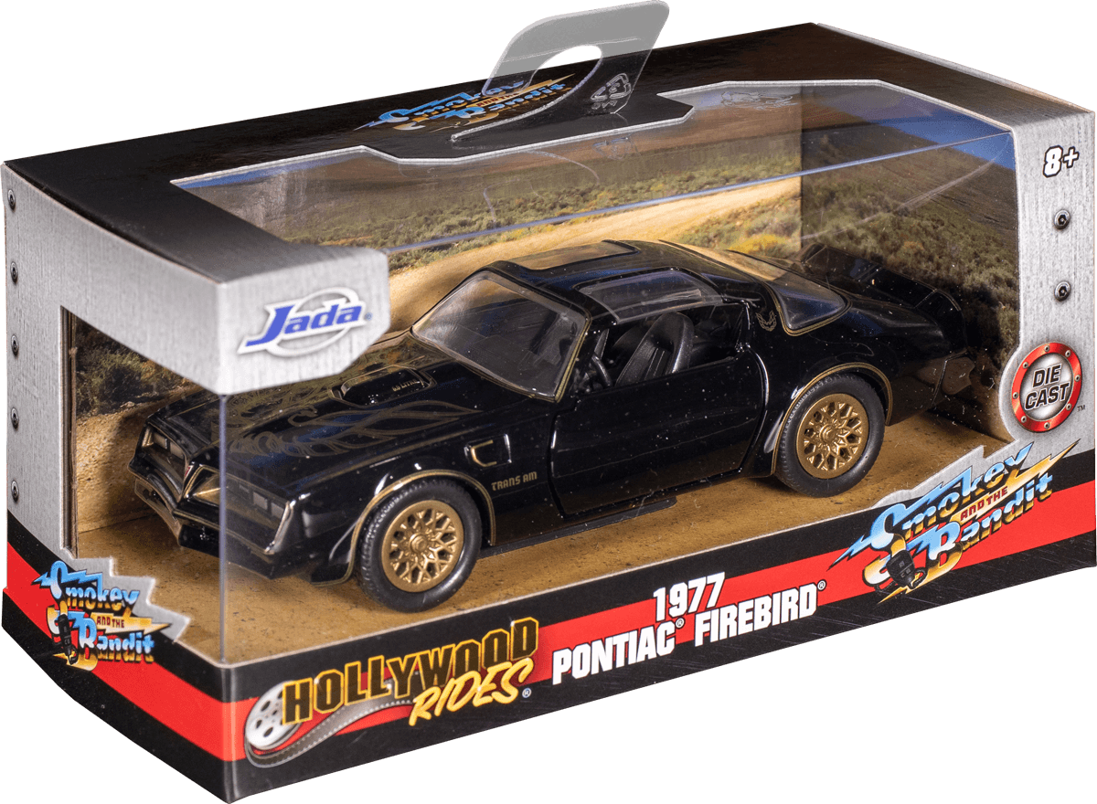JAD31061 Smokey & the Bandit - 1977 Pontiac Firebird 1:32 Hollywood Ride - Jada Toys - Titan Pop Culture