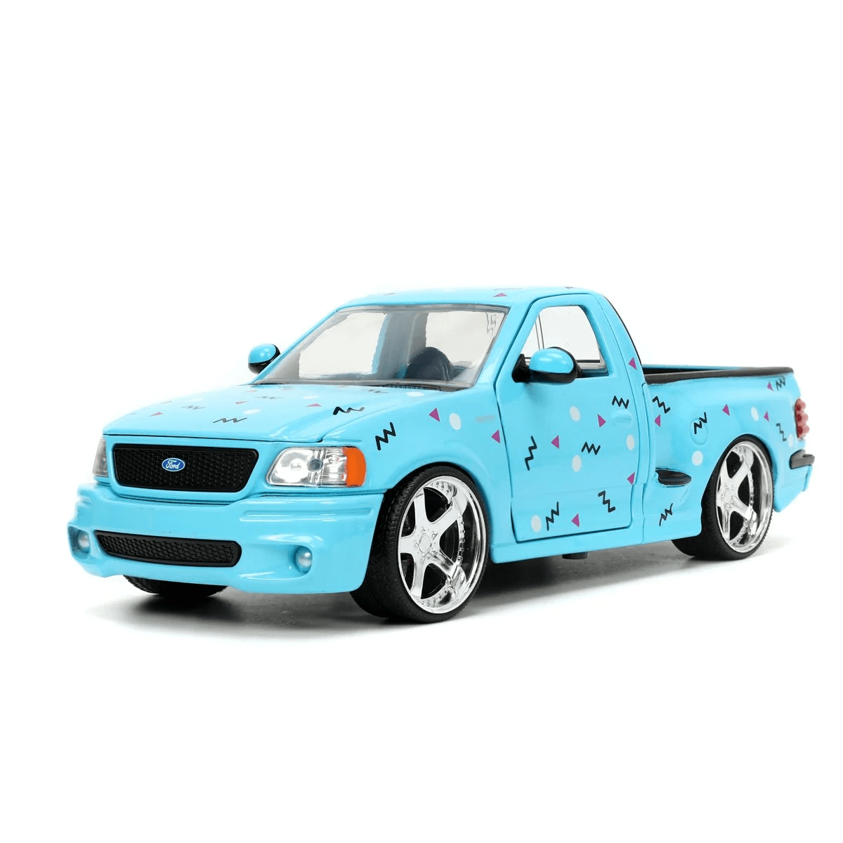 JAD31378 I Love The - 90's 1999 Ford F150 SVT 1:24 Scale - Jada Toys - Titan Pop Culture