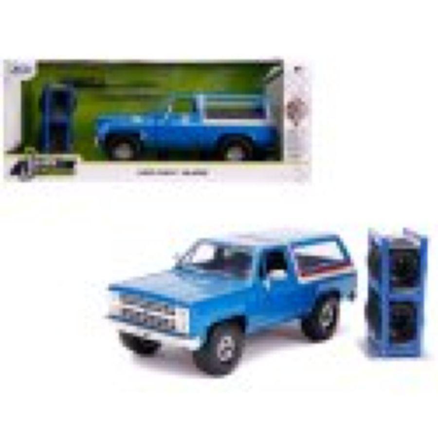 JAD31396 Just Trucks - 1980 Chevy K5 Blazer Blue 1:24 Scale - Jada Toys - Titan Pop Culture