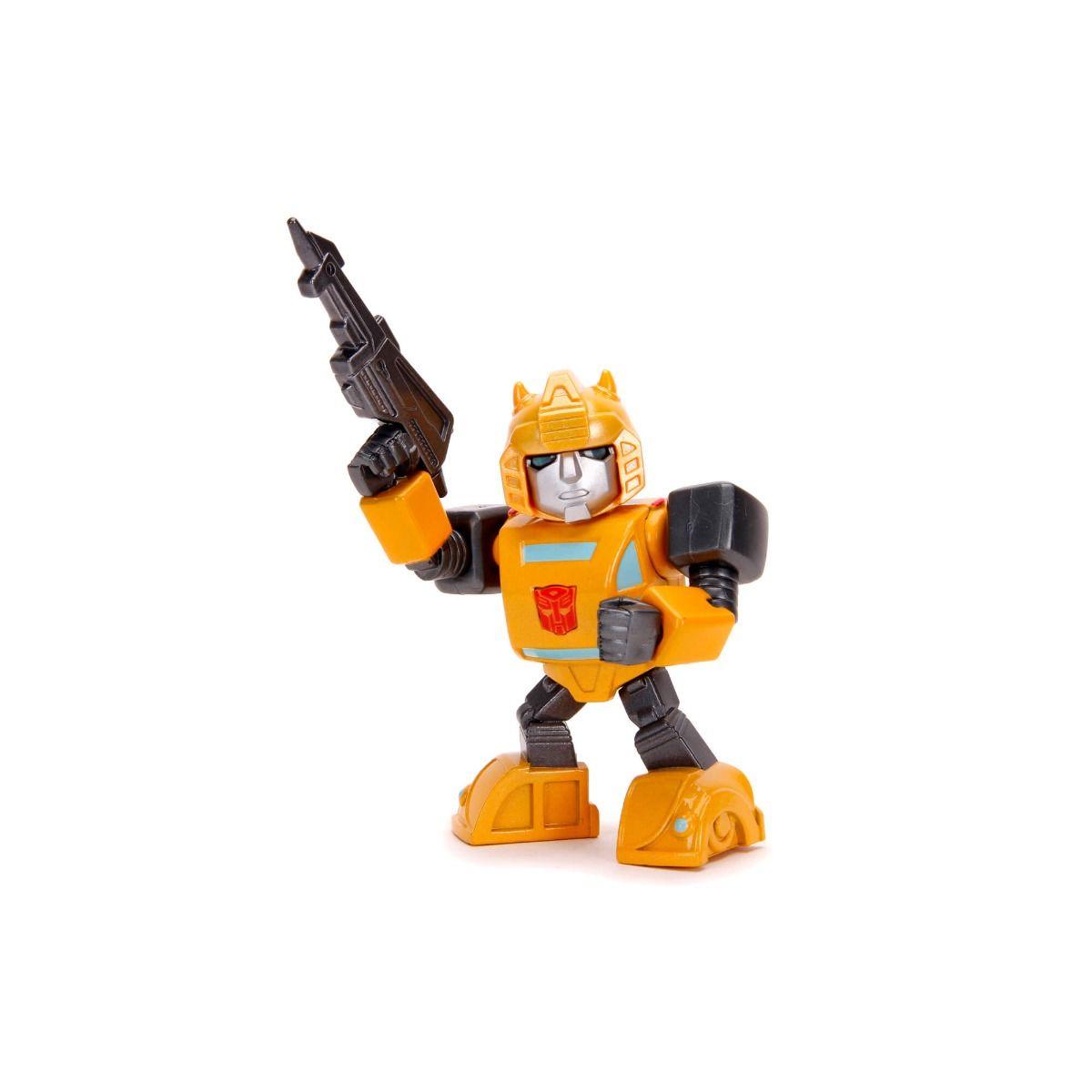 JAD31399 Transformers - Bumblebee Cartoon 4" Metals - Jada Toys - Titan Pop Culture