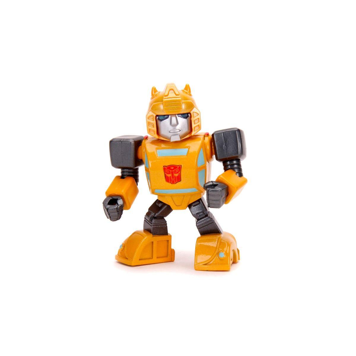 JAD31399 Transformers - Bumblebee Cartoon 4" Metals - Jada Toys - Titan Pop Culture