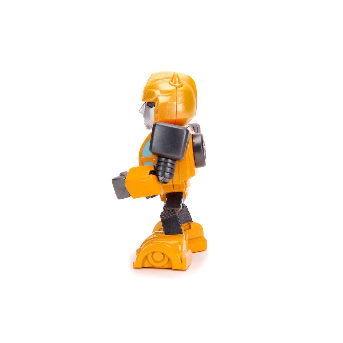 JAD31399 Transformers - Bumblebee Cartoon 4" Metals - Jada Toys - Titan Pop Culture