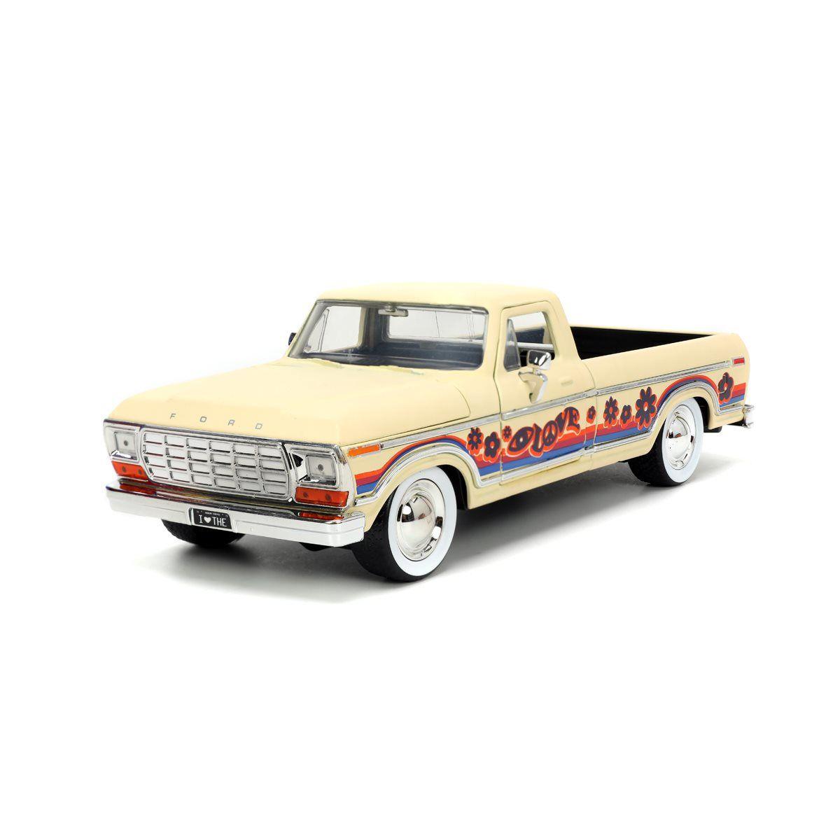 JAD31609 I Love The - 70's 1979 Ford F150 1:24 Scale - Jada Toys - Titan Pop Culture