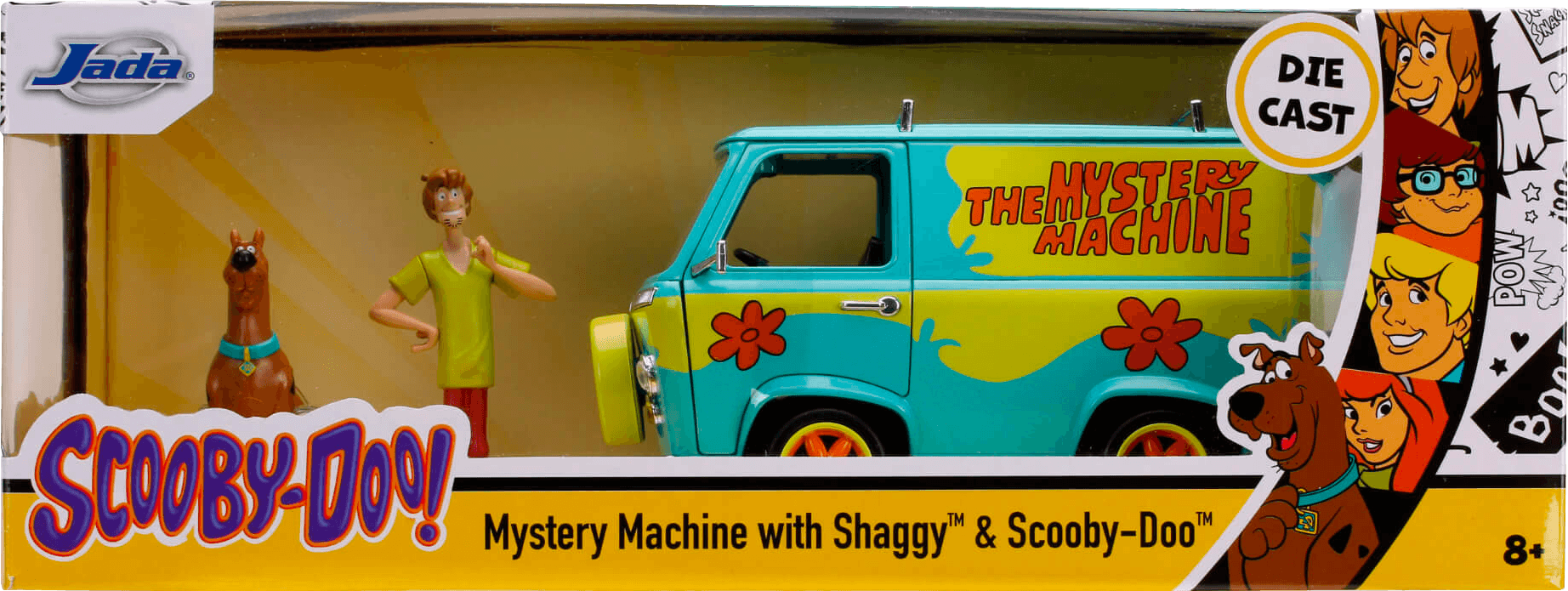 JAD31720 Scooby Doo - Mystery Machine with Figure 1:24 Scale Hollywood Ride - Jada Toys - Titan Pop Culture