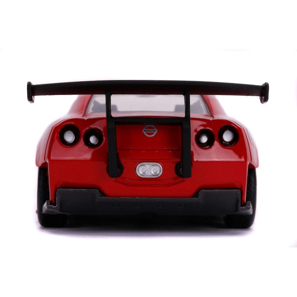 JAD31827 Power Rangers - '09 Nissan GT-R Red 1:32 Scale Hollywood Ride - Jada Toys - Titan Pop Culture